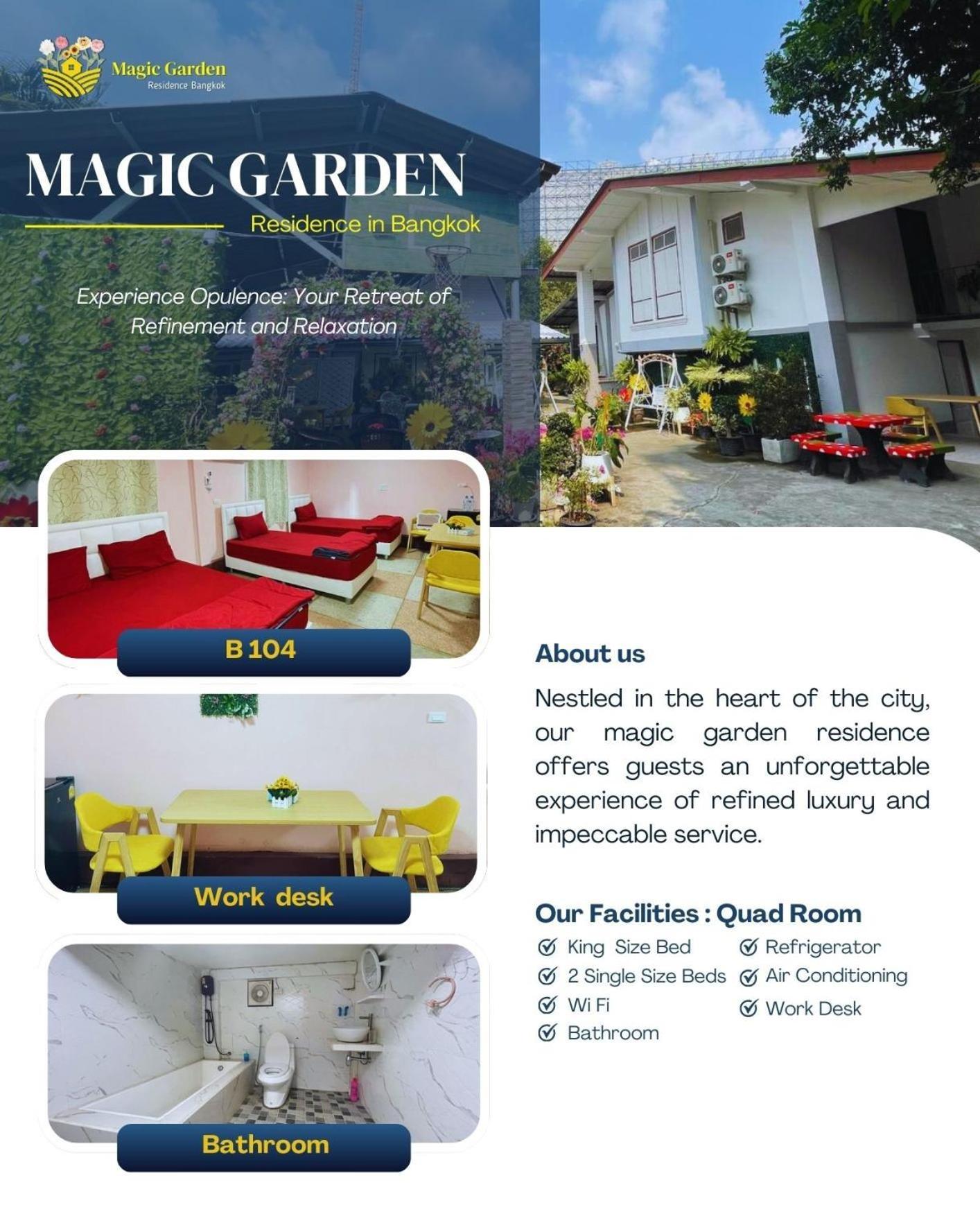 Magic Garden Residence Bangkok Dış mekan fotoğraf