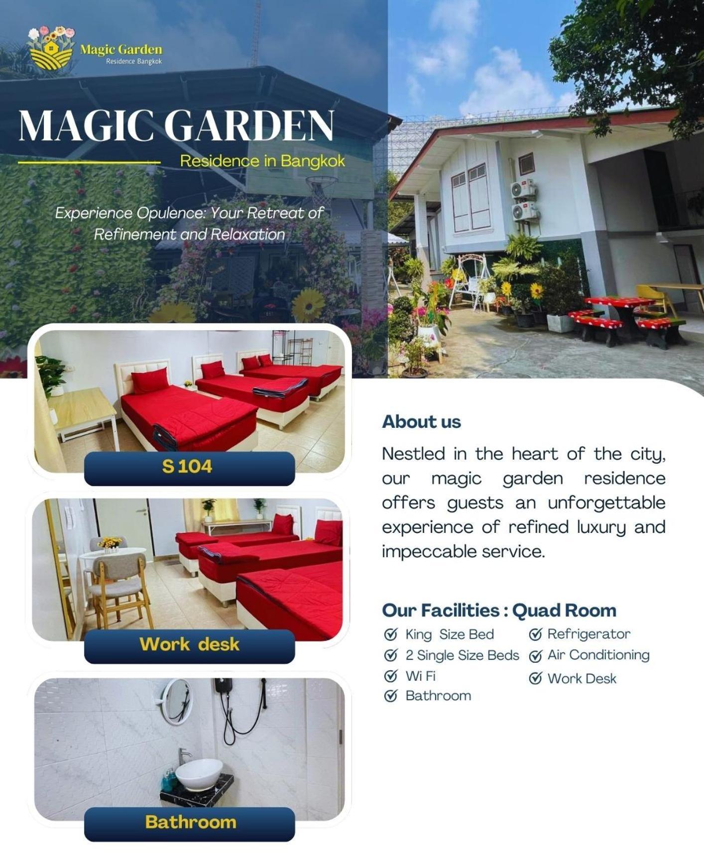 Magic Garden Residence Bangkok Dış mekan fotoğraf
