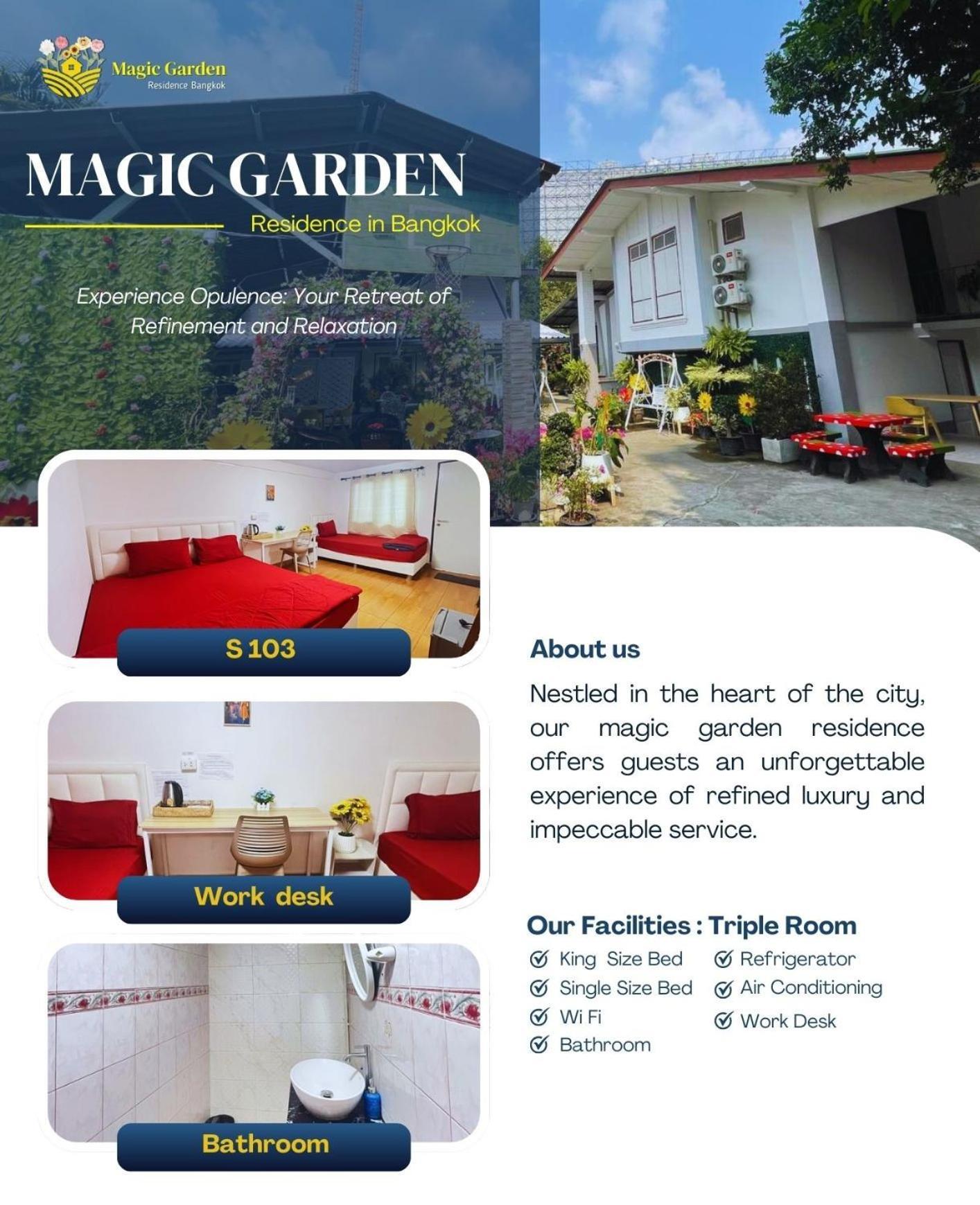 Magic Garden Residence Bangkok Dış mekan fotoğraf