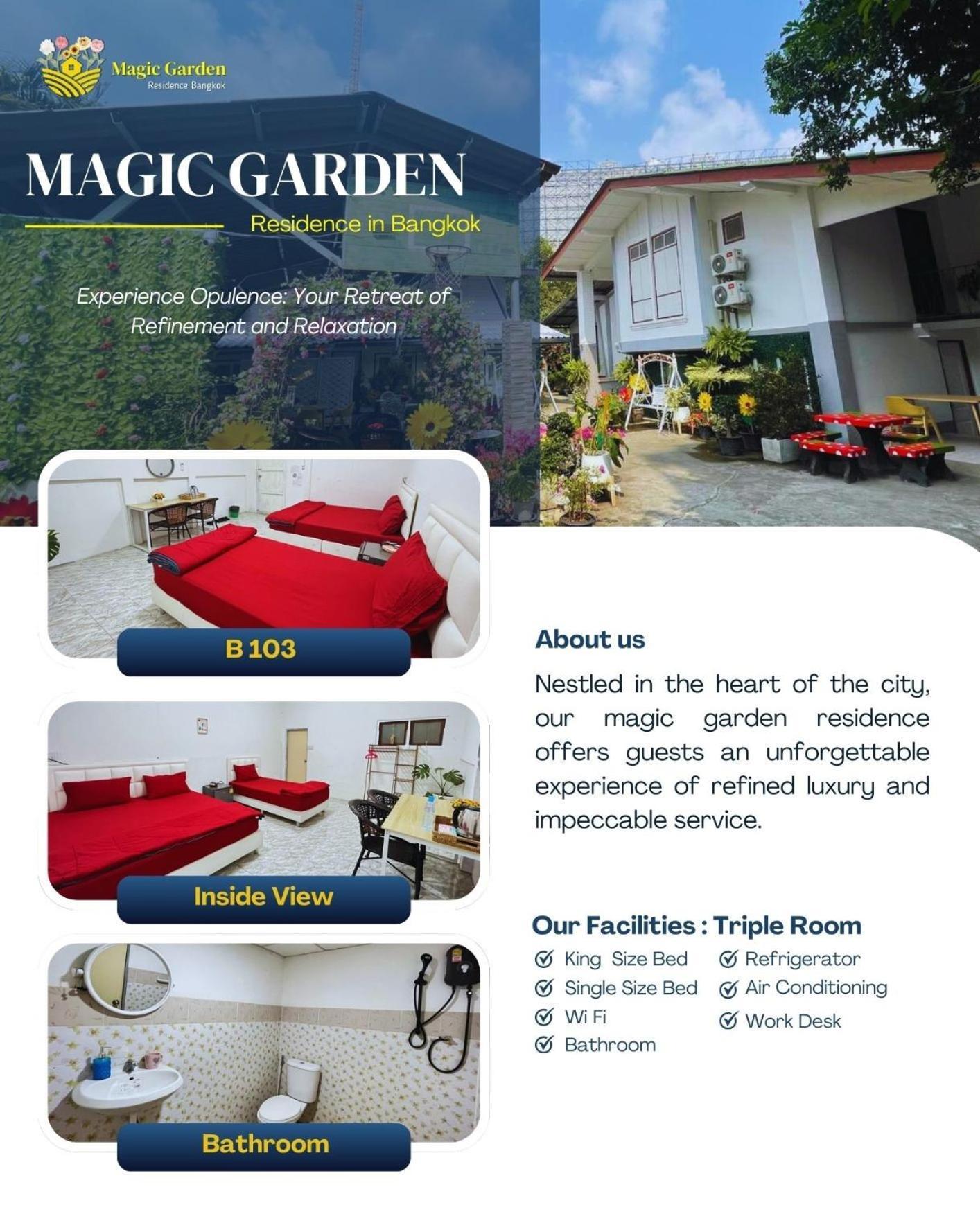 Magic Garden Residence Bangkok Dış mekan fotoğraf